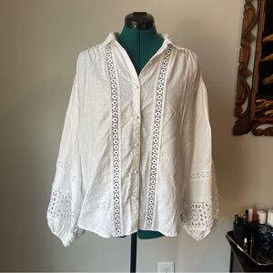 Loft Linen Blend Top M